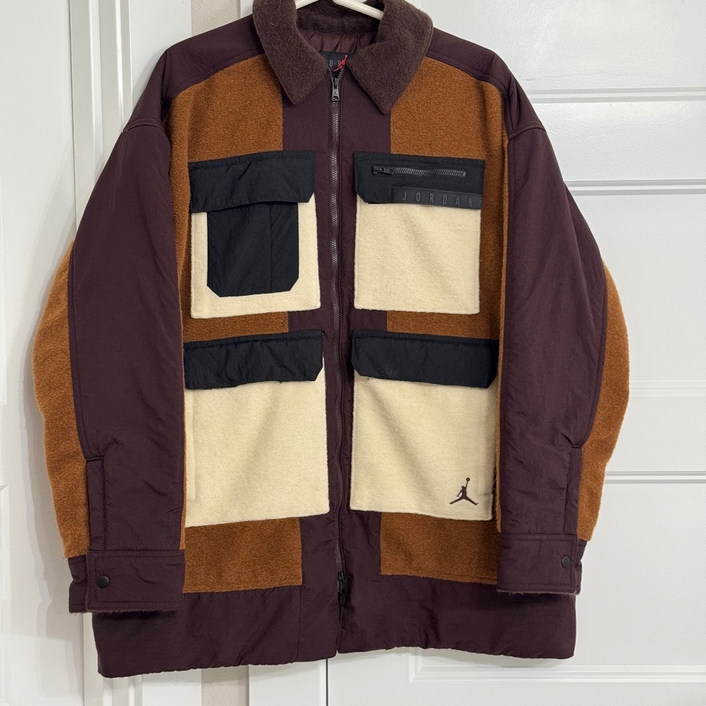 NIKE JORDAN COZY GIRL JACKET Size M Colorblock